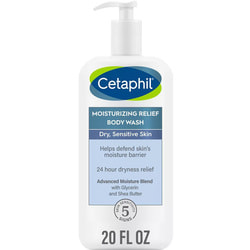 Засіб для очищення сухої та чутливої шкіри тіла CETAPHIL (Сетафіл) Moisturizing Relief Body Wash зволожуючий 591 мл