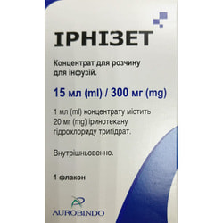 Ірнізет конц. д/р-ну д/інф. 20мг/мл фл. 15мл (300мг) №1