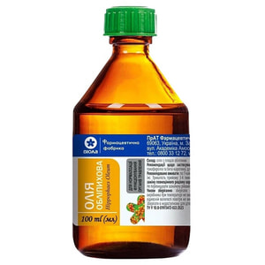 Олія обліпихова флакон склянний 100 мл