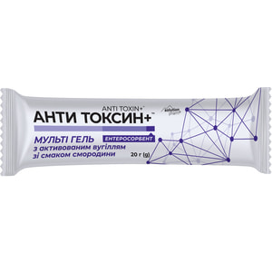 Анти Токсин+Мульти гель актив. уголь+ смородина пакет 20г №20 Solution pharm