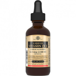 Витамин Д3 SOLGAR (Солгар) жидкий 2500 МЕ флакон 59 мл