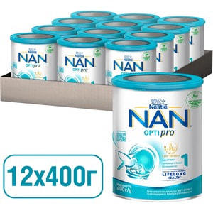 Смесь молочная детская NESTLE (Нестле) Нан 1 Optipro (Оптипро) с рождения 400 г