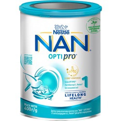 Смесь молочная детская NESTLE (Нестле) Нан 1 Optipro (Оптипро) с рождения 400 г