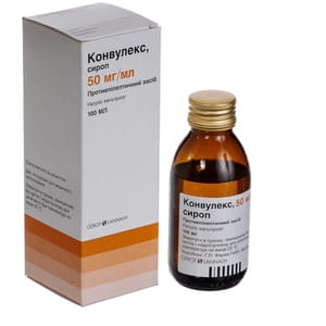 Конвулекс сироп 50мг/мл фл. 100мл