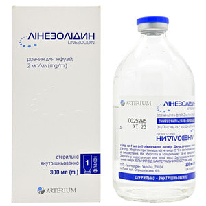 Линезолидин р-р д/инф. 2мг/мл бут. 300мл