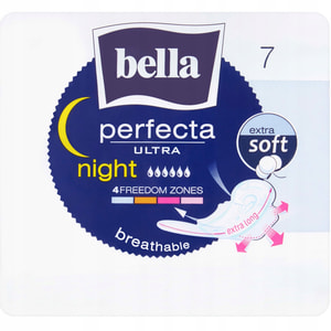 Прокладки гигиенические женские BELLA (Белла) Perfecta Ultra Night (Перфект ультра найт) 7 шт
