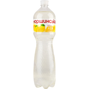 Вода мінеральна Моршинська напій негазований Лимон 1,5 л