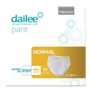Подгузники-трусики для взрослых DAILEE Pant Premium (Дайли) Normal Medium (Нормал Медиум) размер М/2 14 шт