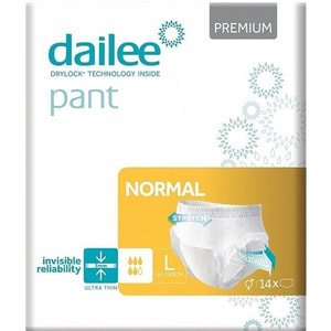 Підгузки-трусики для дорослих DAILEE Pant Premium (Дайлі) Normal Large (Нормал Лардж) розмір L/3 14 шт