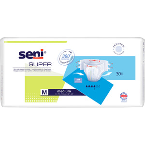 Подгузники для взрослых Seni (Сени) Super Medium (Супер Медиум) AIR размер M/2 30 шт