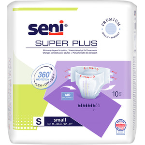 Підгузки для дорослих SENI (Сені) Super Plus Small (Супер Плюс Смол) AIR розмір S/1 10 шт