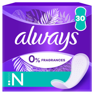 Прокладки щоденні жіночі ALWAYS (Олвейс) Daily Fresh Normal 0% віддушок та барвників 30 шт