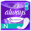 Прокладки ежедневные женские ALWAYS (Олвейс) Daily Fresh Normal 0% отдушок и красителей 30 шт