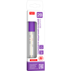 Термометр без ртути медицинский стеклянный МС-10 2B 1 шт