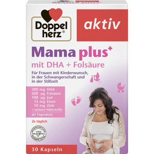 Доппельгерц Актив Мама Плюс з DHA + Фолієва кислота капсули 30 шт