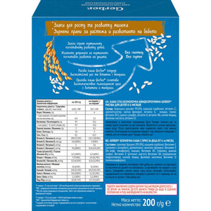 Каша безмолочна дитяча NESTLE GERBER (Нестле Гербер) Рисова з 6 місяців 200 г