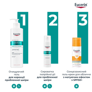 Гель для лица и тела EUCERIN (Юцерин) DermoPure (ДермоПьюр) очищающий для проблемной кожи 400 мл