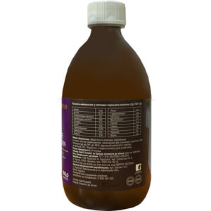 Пептиди морського колагену зі смаком лимону POWERFOOD (Паверфуд) з підсолоджувачем флакон 500 мл