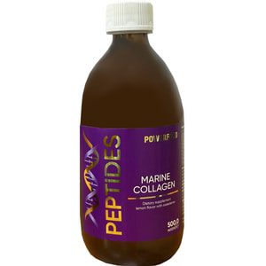 Пептиди морського колагену зі смаком лимону POWERFOOD (Паверфуд) з підсолоджувачем флакон 500 мл