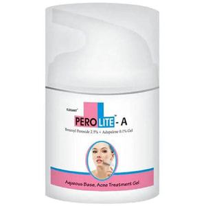 Гель для борьбы с акне PEROLITE-A (Перолайт) 2,5% с бензоил пероксидом + 0,1% адапалена 30 г