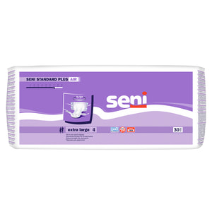 Підгузники для дорослих SENI (Сені) Standard Plus Extra Large (Стандарт Плюс Екстра Лардж) розмір XL/4 30 шт
