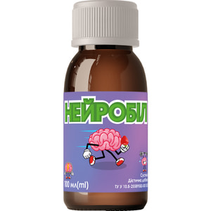 Нейробіл суспензія оральна при проявах дисфункцій нервової системи (тривожність, емоційна нестабільність, порушення сну) флакон 100 мл