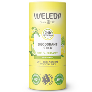 Дезодорант-стик WELEDA (Веледа) для тела Цитрус-бергамот защита от запаха пота 50 г