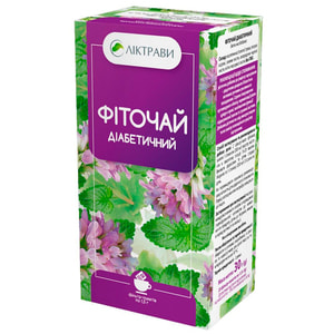 Фиточай Диабетический в фильтр-пакетах по 1,5 г 20 шт