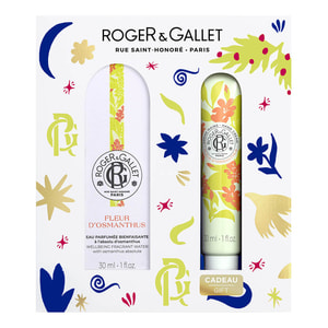 Набір ROGER & GALLET (Роже та Галлє) Квітка османтуса Вода ароматизована 30 мл + Крем для рук 30 мл