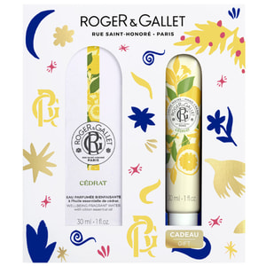 Набір ROGER & GALLET (Роже та Галлє) Цедрат Вода ароматизована 30 мл + Крем для рук 30 мл