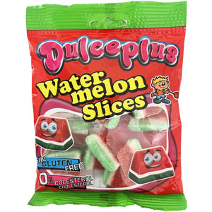 Конфеты жевательные DULCEPLUS (Дульчеплюс) Арбуз (без глютена) 100 г