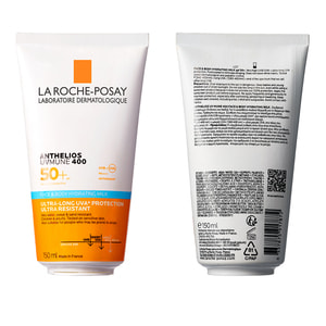 Молочко для обличчя та тіла La Roche-Posay (Ля Рош-Позе) Антеліос UVA 400 сонцезахисне водостійке SPF 50+ 150 мл