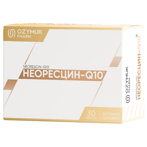 Неоресцин-Q10 капсули дієтична добавка 3 блістери по 10 шт