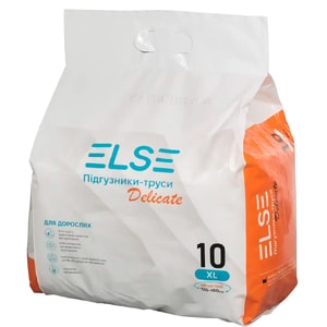 Подгузники-трусы для взрослых ELSE Delicate (Эсле Деликат) размер XL (120-160см) 10 шт