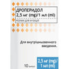 Дроперидол 2,5мг/1мл р-р д/ин. 2,5мг/мл амп. 1мл №10