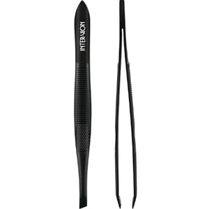 Пінцет для брів INTER-VION (Інтер віон) артикул 499458 скошений 1 шт
