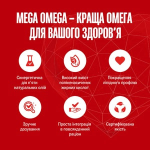 Мега Омега Ориджинал 3.6.7.9 Mega Omega Original капсулы для нормализации работы сердечно-сосудистой системы 3 блистера по 10 шт