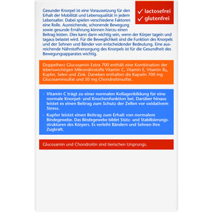 Доппельгерц Актив Глюкозамин 700 Экстра + Хондроитин + Витамин С капсулы 30 шт
