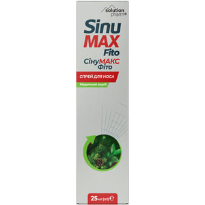 Синумакс Фито спрей назальный флакон 25 мл Solution Pharm