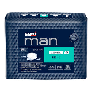 Прокладки урологические SENI Man (Сени Мен) Extra Level 3 (Экстра Левел) 15 шт