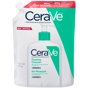 Гель для лица и тела CERAVE (Сераве) для нормальной и жирной кожи интенсивно очищающий рефил 473 мл