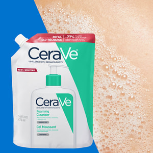 Гель для лица и тела CERAVE (Сераве) для нормальной и жирной кожи интенсивно очищающий рефил 473 мл