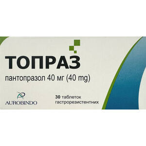 Топраз табл. гастрорез. 40мг №30