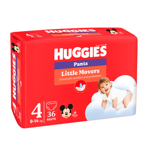Подгузники-трусики для детей HUGGIES (Хаггис) Ultra Comfort (Ультра комфорт) унисекс 4 от 9 до 14 кг 36 шт