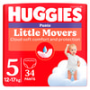 Подгузники-трусики для детей HUGGIES (Хаггис) Unisex унисекс 5 от 12 до 17 кг 34 шт