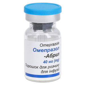 Омепразол-Абрил пор. д/р-ра д/инф. 40мг фл. №1