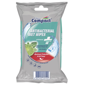 Салфетки влажные ULTRA COMPACT (Ультра компакт) Антибактериальные 15 шт