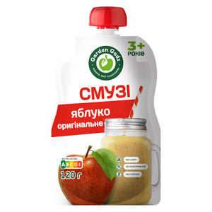 Пюре фруктове дитяче GARDEN GADZ (Гарден Гадз) Смузі яблуко оригінальне 120 г