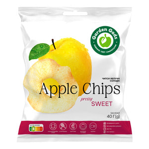 Чіпси фруктові GARDEN GADZ (Гарден Гадз) яблучні солодкі 40 г