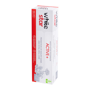 Зубная паста WHITE STAR (Вайт Старт) Active+ здоровье десен и комплексный уход за полостью рта 100 мл